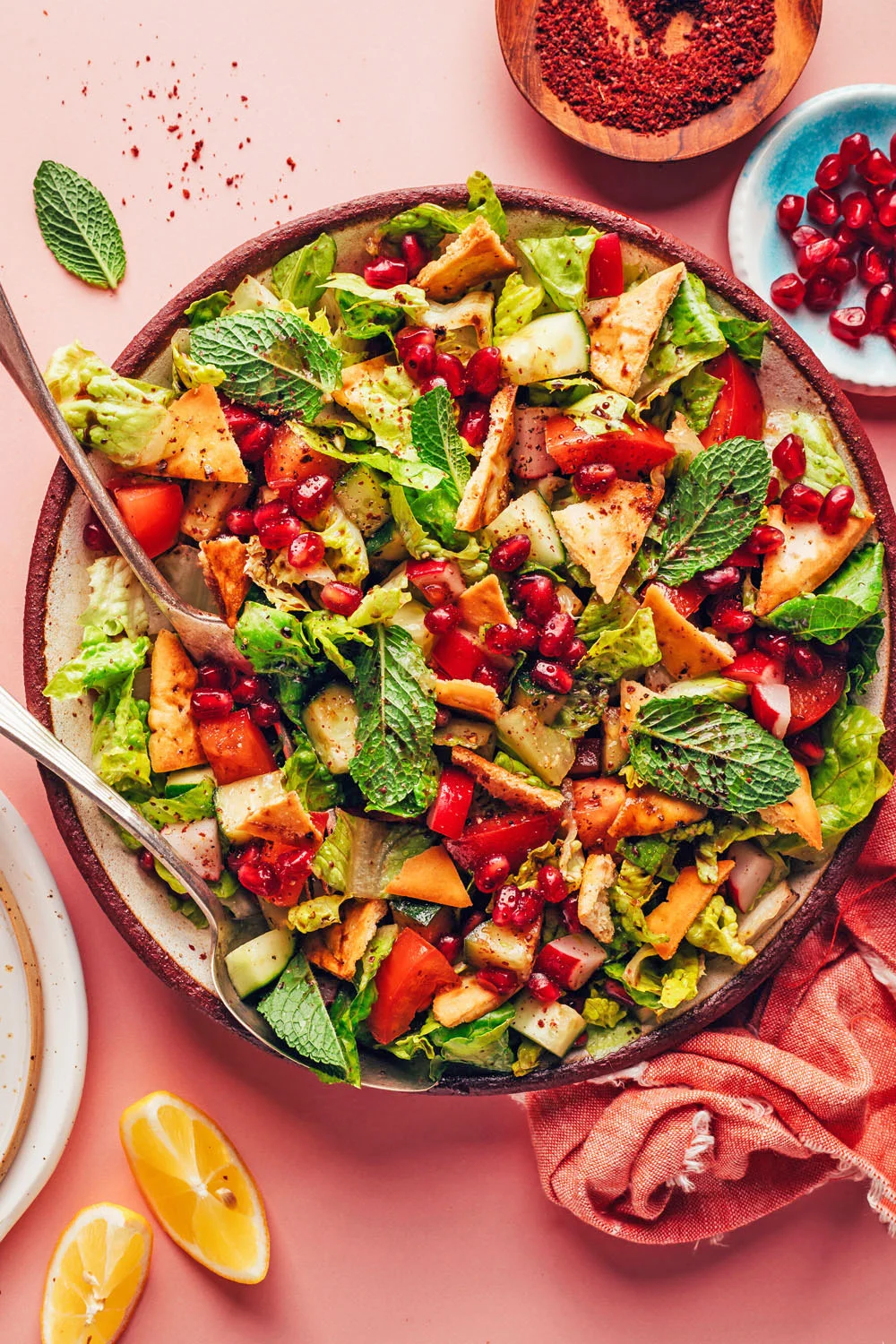 Food Photographer Portfolio - Salad with fresh ingredients